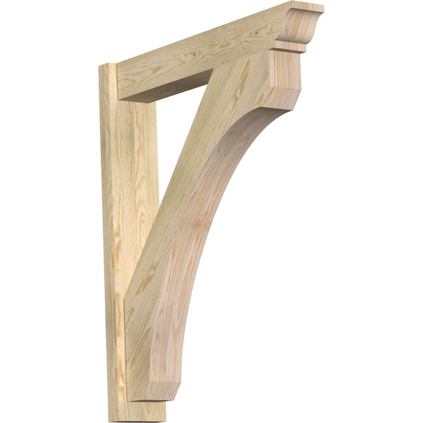 Ekena Millwork Legacy Traditional Rough Sawn Outlooker, Douglas Fir, 6"W x 32"D x 38"H OUT06X32X38LEC01RDF - main